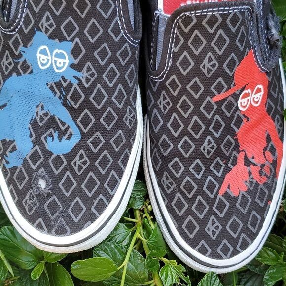 Vans x Krooked by Natas for Ray Barbee Popcush Sk8 Skateboarding Shoes 9.5 - Picture 16 of 17